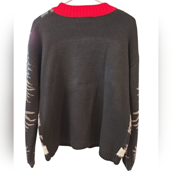 33 DEGREES UGLY CHRISTMAS SWEATER FLAMINGOS, SEQUINES. SIZE SMALL. - Picture 2 of 8